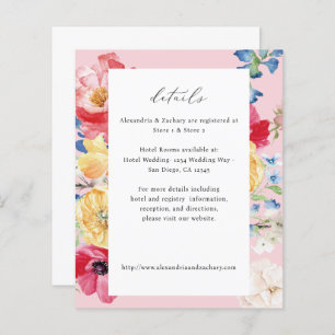 Budget Spring Multi Color Florals Details - Roze