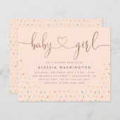 Budget Sprinkle Roos Gold Script Script Girl Baby  (Voorkant / Achterkant)