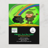Budget St Patricks Day Leprechaun Pot of Gold Briefkaart (Voorkant)