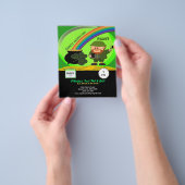 Budget St Patrick's Day Leprechaun, Pot of Gold Flyer (Hand)