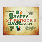 Budget St Patrick's Day Party Flyer (Voorkant)