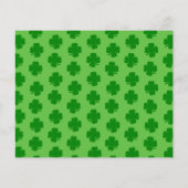 Budget St Patrick's Day Party Potluck nodigt paper (Achterkant)