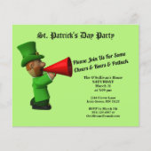 Budget St Patrick's Day Party Potluck nodigt paper (Voorkant)