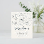 Budget Sterrennacht Constellation Baby shower (Staand voorkant)
