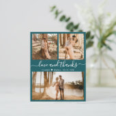 Budget Stijlvol 3 Foto Collage Weddenschap Harteli (Staand voorkant)