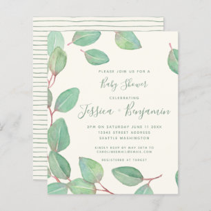 Budget Stijlvol Baby shower Eucalyptus Greenery