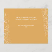 Budget Strand of Christmas Lights Carte de vacance (Dos)