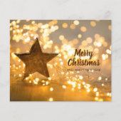 Budget Strand of Christmas Lights Carte de vacance (Devant)
