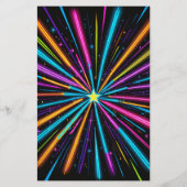 Budget Strike Up Neon Glow Bowling Verjaardag (Achterkant)