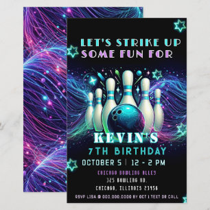 Budget Strike Up Neon Glow Bowling Verjaardag
