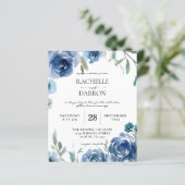 Budget Stusty Blue & Blue Floral Wedding (Staand voorkant)