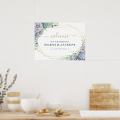 Budget succulent Mariage botanique Affiche de bien (Cuisine)