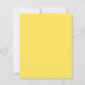 Budget Sunflower Baby shower Elegant Script Chic (Achterkant)