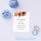 Budget Sunflower Country Weddenschap Flyer (Enkel)