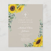 Budget Sunflower Eucalyptus Taupe First Community (Voorkant)