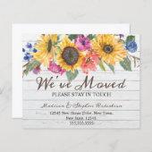 Budget Sunflower Verhuizen  | Adreswijziging  (Voorkant / Achterkant)