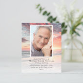 BUDGET Sunset Photo Funeral Hartelijk dank! (Staand voorkant)