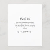 BUDGET Sunset Photo Funeral Hartelijk dank! (Achterkant)