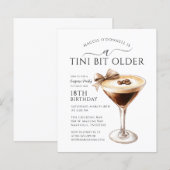 BUDGET SURPRISE PARTY Tini Bit Older Martini 18e (Voorkant / Achterkant)