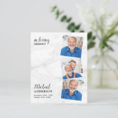 Budget Sympathie 3 Foto Funeral Hartelijk dank (Staand voorkant)