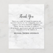 Budget Sympathie 3 Foto Funeral Hartelijk dank (Achterkant)