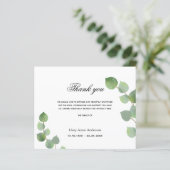 Budget Sympathie eucalyptus groen blad wit (Staand voorkant)