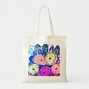 Budget Tas Green en Oranje Rosas