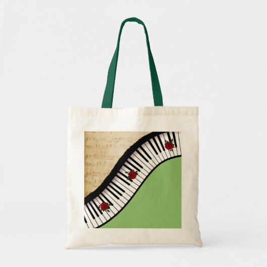 Budget Tas - Piano Keys, Hunter handle (Voorkant)