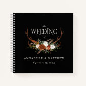 Budget Terracotta floral mariage livre d'hôte rust (Devant)