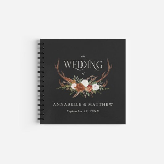 Budget Terracotta floral mariage livre d'hôte rust