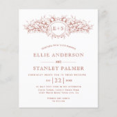 BUDGET Terracotta heraldic bruiloft (Voorkant)