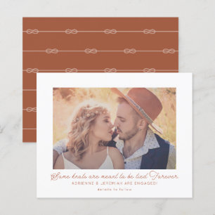 Budget Terracotta Knot Photo Verloving
