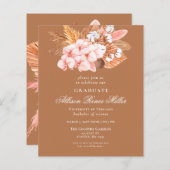 Budget Terracotta Pampas Afstuderen (Voorkant / Achterkant)