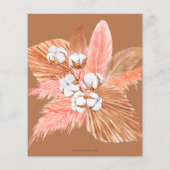 Budget Terracotta Pampas Afstuderen (Achterkant)