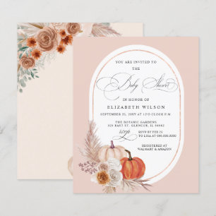 Budget Terracotta Pampas Pumpkins Herfst Baby show