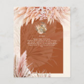 BUDGET Theepartij Bruidsdouche Pampasgras Flyer (Achterkant)