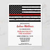 Budget Thin Red Line Law Firefighter Afstuderen (Voorkant)