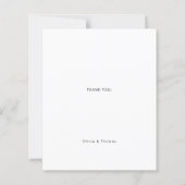 BUDGET Tijdloze Zwarte Monochrome Foto Huwelijk (Achterkant)