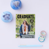 BUDGET tijdschrift Style Moderne Photo Afstudeerde Flyer (Enkel)