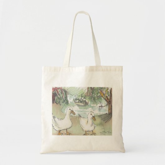 Budget Tote Bag "Duck Parc" (Voorkant)