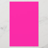 Budget trendy hot pink bruids douche uitnodiging flyer (Achterkant)