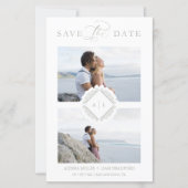 Budget Trendy Initialen Chic Ornament Wedding (Voorkant)