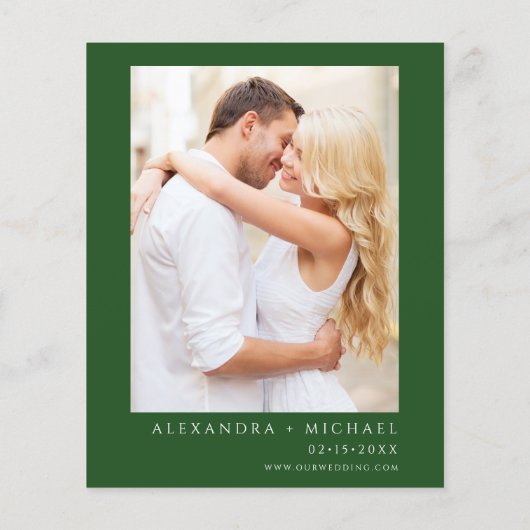 Budget Tropical Palm Waterverf (Achterkant)