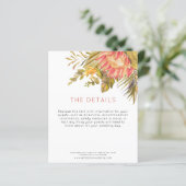 Budget Tropical Wedding Guest - Details Enclosure (Staand voorkant)