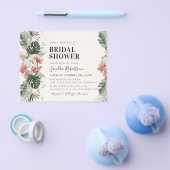 Budget Tropical Wedding Palm Vrijgezellenfeest Fly Flyer (Enkel)