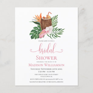 Budget Tropisch Bloemstuk   Bruidsdouche Cocktail