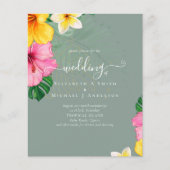 BUDGET Tropisch Paradijs Strand Bruiloft Bloemen (Voorkant)