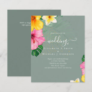 BUDGET Tropisch Paradijs Strand Bruiloft Bloemen