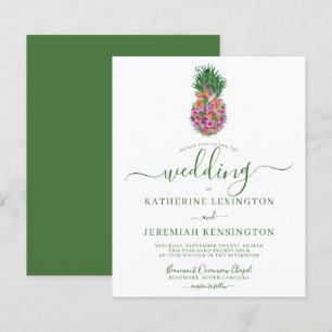 BUDGET Tropische Floral Hibiscus Pineapple Weddens