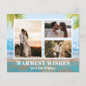 Budget Tropische kerstfotokaarten (Voorkant)